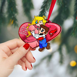 Always Feel Safe Couple Personalized Ornament - Gift For Game Fan Couple 06QHHN131023 - Ornament - GoDuckee