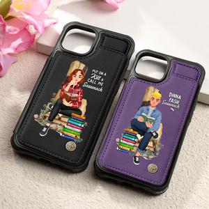 Personalized Gifts For Book Lovers Leather Flip Wallet Phone Case 03hupu260225pa - Phone Case - GoDuckee
