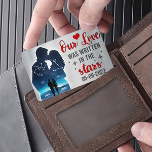 Personalized Gifts For Couple Aluminum Wallet Card 03xqqn020125 - Wallet Card - GoDuckee