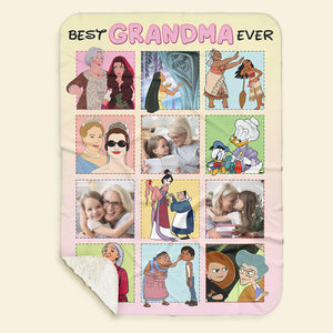 Grandma 04HULI140423 Custom Photo Blanket - Blanket - GoDuckee