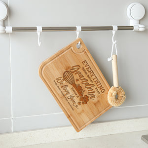 Grandma We Love You, Personalized Engraved Cutting Board, Gifts For Grandma - Home Decor - GoDuckee