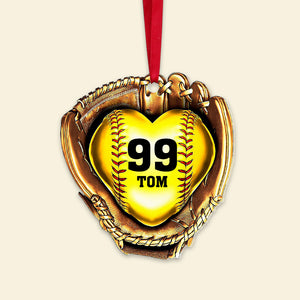 Christmas Gift For Baseball Lover, Personalized Acrylic Ornament, PW-03HUTN220923-02, Christmas Ornament - Ornament - GoDuckee