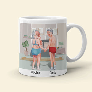 I Will Wipe Your Bum When We're Old Personalized Coffee Mug, Couple Gift - Coffee Mug - GoDuckee