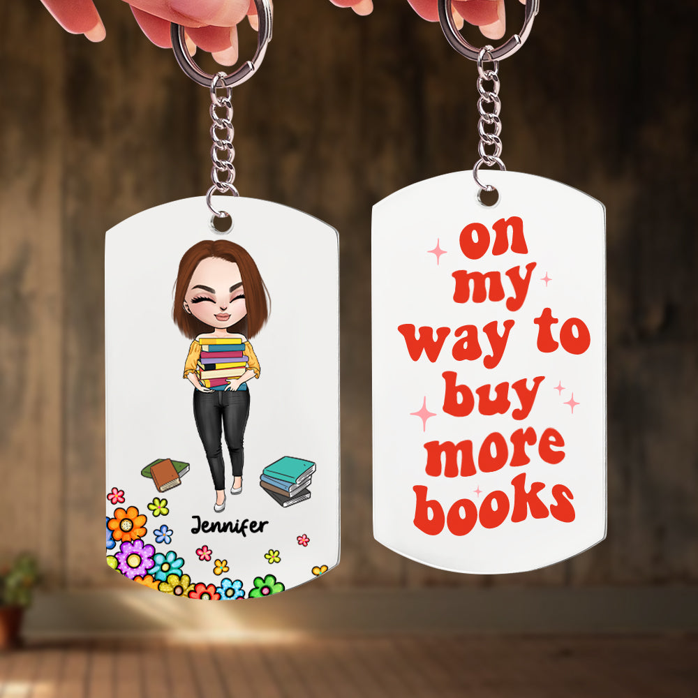 Personalized Gifts For Book Lovers Keychain To Buy More Books - Keychains - GoDuckee