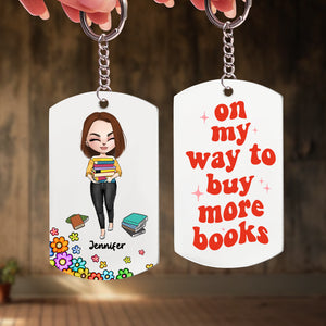 Personalized Gifts For Book Lovers Keychain To Buy More Books - Keychains - GoDuckee