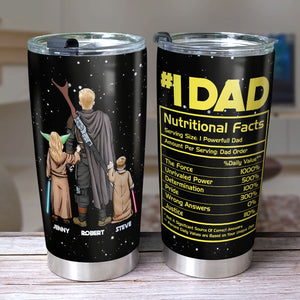 No 1 Dad Personalized Tumbler Cup, Gift For Father's Day-3OHPO030523 - Tumbler Cup - GoDuckee