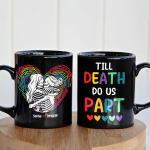 Till Death Do Us Part- Gift For Couple-Personalized Coffee Mug - Coffee Mug - GoDuckee