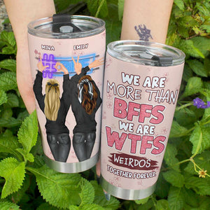 Personalized Gifts For Best Friend Tumbler We Are More Than BFFS - Tumbler Cup - GoDuckee