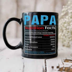 Best Papa Ever Gift 01DNPO210423 Personalized Family Black Mug - Coffee Mug - GoDuckee