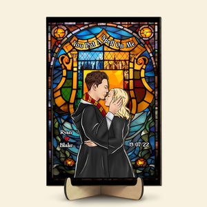 Personalized Gifts For Wizard Couple Layers Wood Sign You Put A Spell On Me 04HUDT050224TM - Wood Signs - GoDuckee
