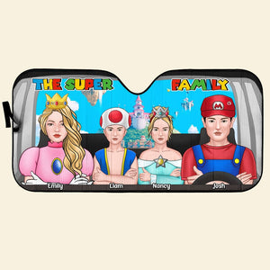 Personalized Gifts For Family Windshield Sunshade 04htpu210624hg - Doormat - GoDuckee