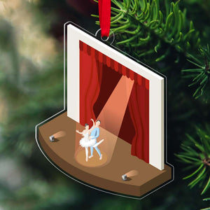 Ballet Dancing, Personalized Ornament, Ballet Dancer Gifts - Ornament - GoDuckee