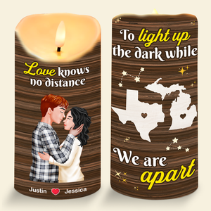 Custom Map Gifts For Couple LED Candle 02kapu311224pa - Led Candle - GoDuckee