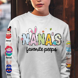 Family's Favorites, Gift For Family, Personalized Shirt, Cartoon Kids Shirt 02NAHN261223 - AOP Products - GoDuckee