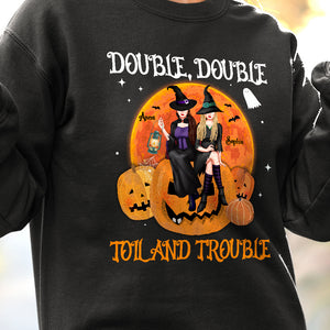 Double, Double Toil And Trouble - Personalized Witch Shirt - Gift For Friend - Shirts - GoDuckee