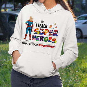 Best Teacher, Personalized Shirt, Gifts For Teacher, Back To School, Gifts For Birthday, 02htpo060723tm - Shirts - GoDuckee