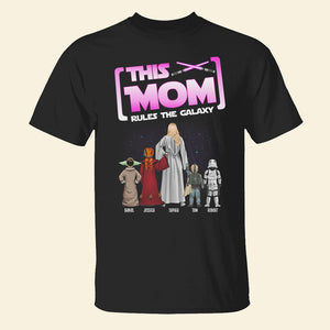 Personalized Gifts For Mom Shirt This Mom Rules The Galaxy 05HTDT220224DAHHHG - 2D Shirts - GoDuckee
