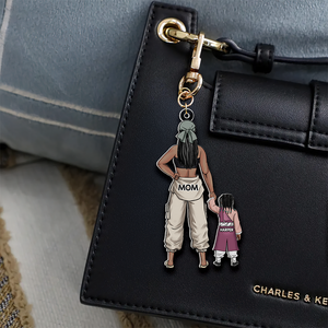 Personalized Gifts For Mom Keychain Mom And Kids 06QHHU220225HH - Keychains - GoDuckee