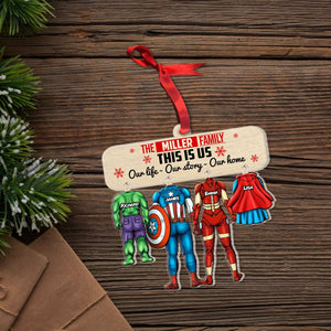 Family Our Life, Our Story, Our Home 01nahn311023 Personalized Ornament - Ornament - GoDuckee