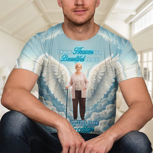 Custom Photo Gifts for Mom 3D Shirt, Memorial Gifts for Heaven 02xqqn220225 - AOP Products - GoDuckee