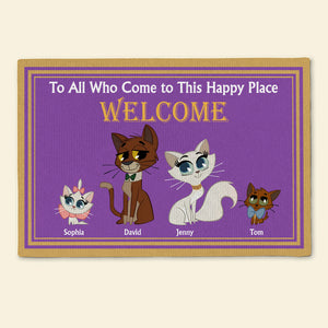 Personalized Gifts For Family Doormat DOR-SJRMD-01KATN140324 - Doormats - GoDuckee