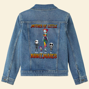Personalized Gifts For Mom Denim Jacket Mother Of Little Nightmares 03ohtn010424 - Denim Jacket - GoDuckee
