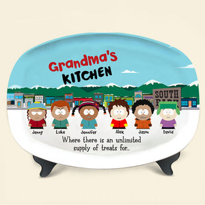 Personalized Gifts For Grandma Resin Plate 02XQDT261124HG - Plates - GoDuckee