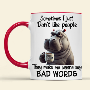 Personalized Gifts For Coworker Coffee Mug Bad Words 03xqpu150125 - Coffee Mug - GoDuckee