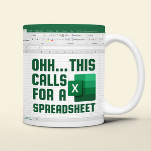 Personalized Gifts For Coworker Mug Spreadsheet 01xqpu171224 - Coffee Mug - GoDuckee