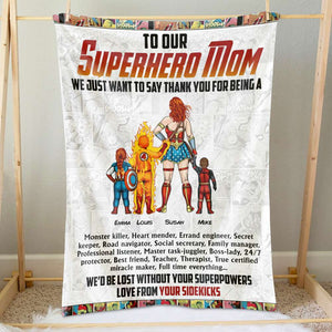 Personalized Gifts For Mom Blanket 02HTHN290324PA Mother's Day - Blankets - GoDuckee