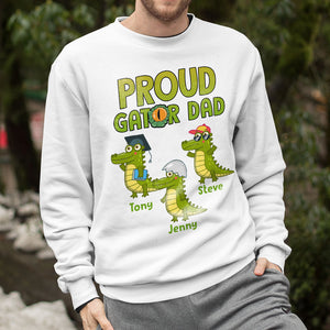 Proud Gator Dad Personalized Shirt, Gift For Dad - Shirts - GoDuckee