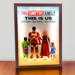 This is Us-Personalized Light Picture Frame-Gift For Family-TT-02qhqn110823tm - Poster & Canvas - GoDuckee