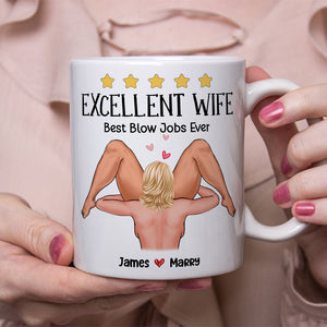 Sizzling Love, You Are Very Excellent, Personalized Coffee Mug For A Sexy Couple, Perfect Gifts for Couples, - Coffee Mug - GoDuckee