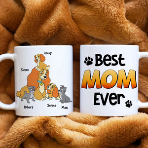 Best Dog Mom Ever, Personalized Mug, Mother's Day Gift For Dog Lovers - Coffee Mug - GoDuckee