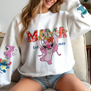 Personalized Gifts For Mom Shirt, Mom With Her Little Pals 04OHLU200325 - AOP Products - GoDuckee