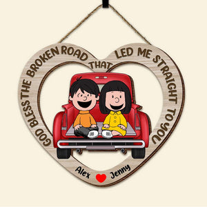 Personalized Gifts For Couple Wood Sign 04OHMH111224HH - Wood Sign - GoDuckee