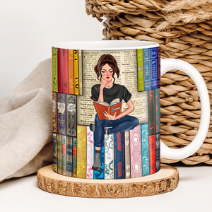 Personalized Gifts For Book Lover Coffee Mug 07hupu240125 - Coffee Mug - GoDuckee