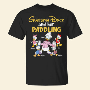 Personalized Gifts For Grandma Shirt Grandma Duck And Her Paddling 01natn230124 - 2D Shirts - GoDuckee