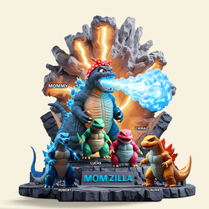 Personalized Gifts For Mom Acrylic Plaque Queen Power Mom 02QHPU150425 - Shaped Plaques - GoDuckee