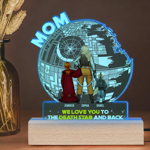 Personalized Gifts For Mom LED Light We Love Mom 04HTDT23022DAHHHG - Led Lights - GoDuckee