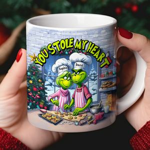 Personalized Funny Christmas Gifts For Couple Coffee Mug 03hupu231124 - Coffee Mug - GoDuckee