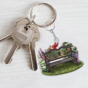 Gifts For Memorial Keychain Forever In Your Heart 05ohqn140125 - Keychains - GoDuckee