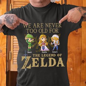 Gaming Lover Never Too Old 022acqn120623 Personalized Shirt - Shirts - GoDuckee