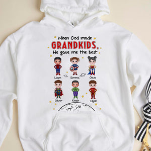 Personalized Gifts For Grandma Shirt The Best Grandma 02QHDT150224PA - 2D Shirts - GoDuckee