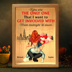 Personalized Gift For Couple Light Box You Are The Only One - - GoDuckee