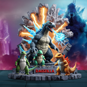 Majestic Dad Acrylic Plaque - Personalized Gift For Father 04QHPU100425 - Shaped Plaques - GoDuckee