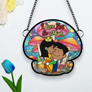 Personalized Gifts For Couples Acrylic Suncatcher Love You So Mush 04TGMH191224HG - Ornament - GoDuckee