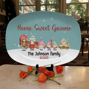 Happy Family, Life Is Better With Grandkids, Personalized Resin Plate, Gifts For Family, Unique Christmas Gifts, Xmas Home Decor - Resin Plate - GoDuckee