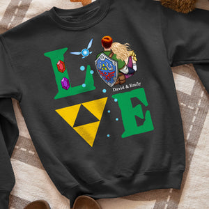 Gift For Couple, Personalized Shirt, Love Hugging Couple Shirt, Couple Gift 05NAHN110723HH - Shirts - GoDuckee