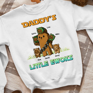 Personalized Gifts For Dad Shirt Daddy's Little Kids 05nahn300124 - 2D Shirts - GoDuckee